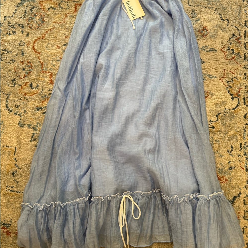 Light Blue Flowy Skirt